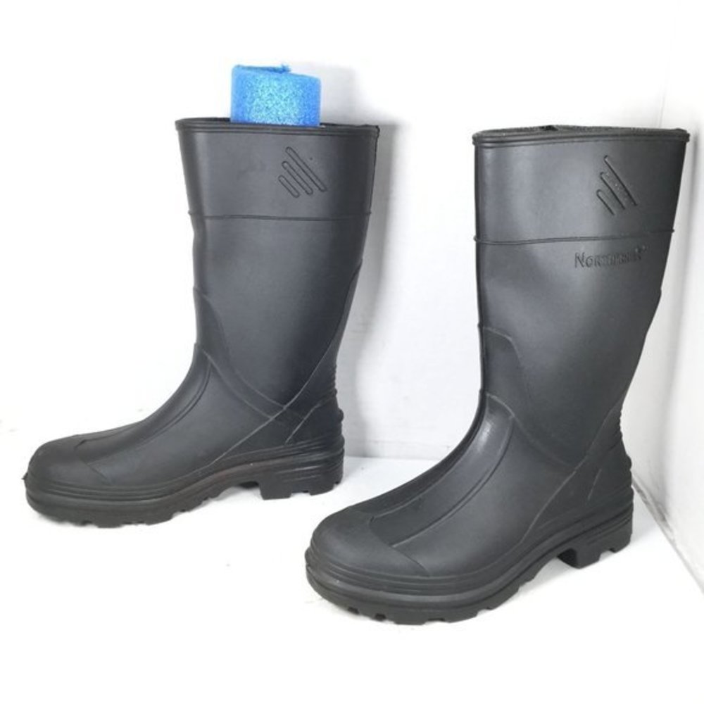 Northerner Kids Rain Boots Black Size 2 - Picture 4 of 11